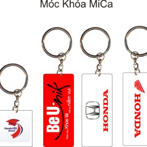 móc khóa quảng cáo mica