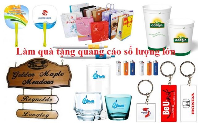 làm quà tặng quảng cáo số lượng lớn