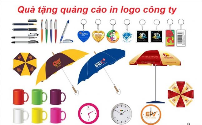 quà tặng quảng cáo in logo công ty