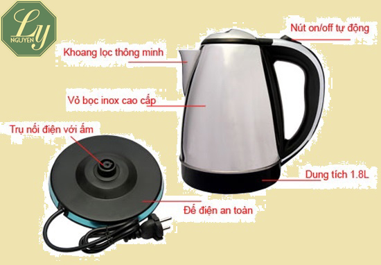 Những tiện ích của bình đun siêu tốc